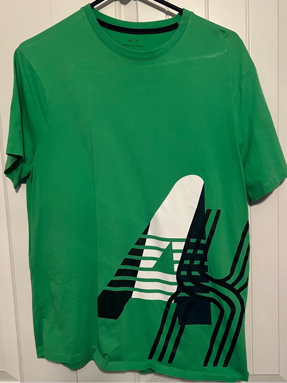 Lime Green Armani Exchange Graphic T-Shirt